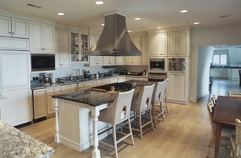 A Large Kitchen with White Cabinets and Stainless Steel Appliances | York, PA | C&K Cabinetry