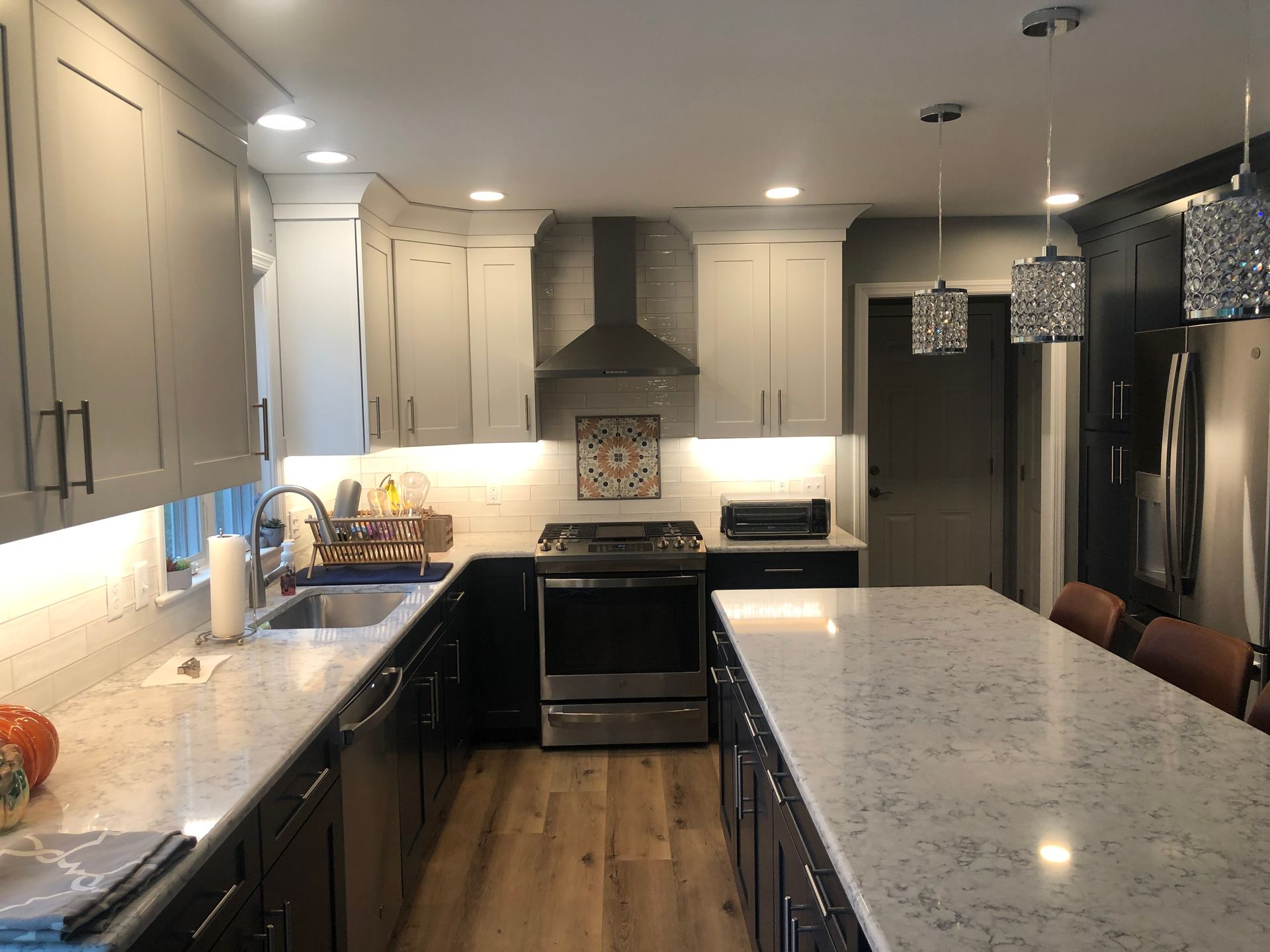 A Kitchen with Stainless Steel Appliances and Granite Counter Tops | York, PA | C&K Cabinetry