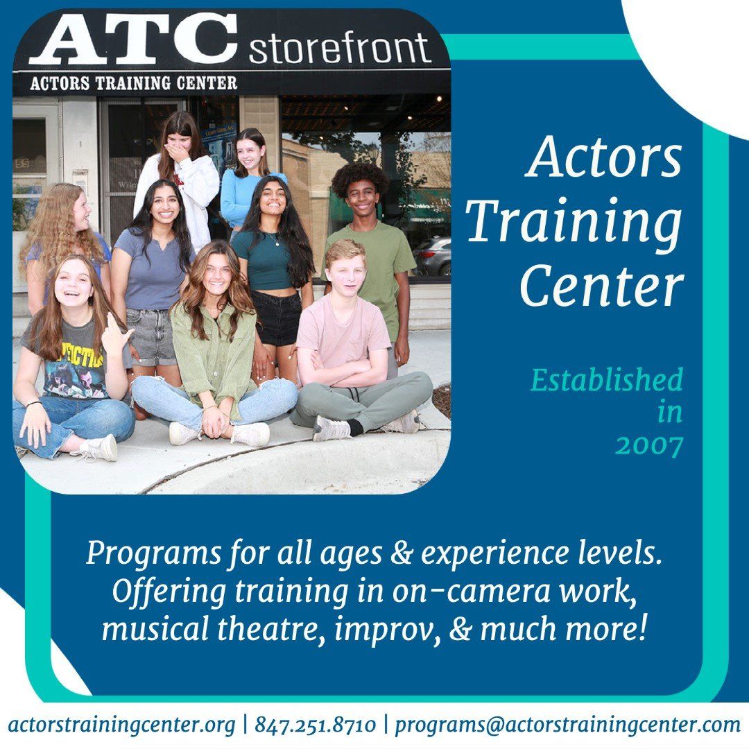 An advertisement for the actors training center