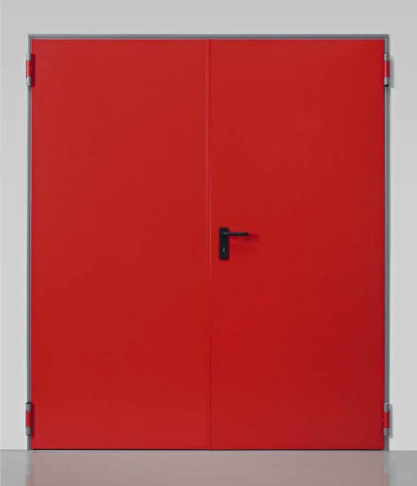 porta tagliafuoco rossa