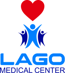 Logo: Red heart above blue figures with raised arms, below