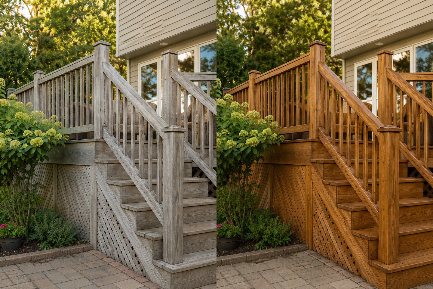 Rails and stairs