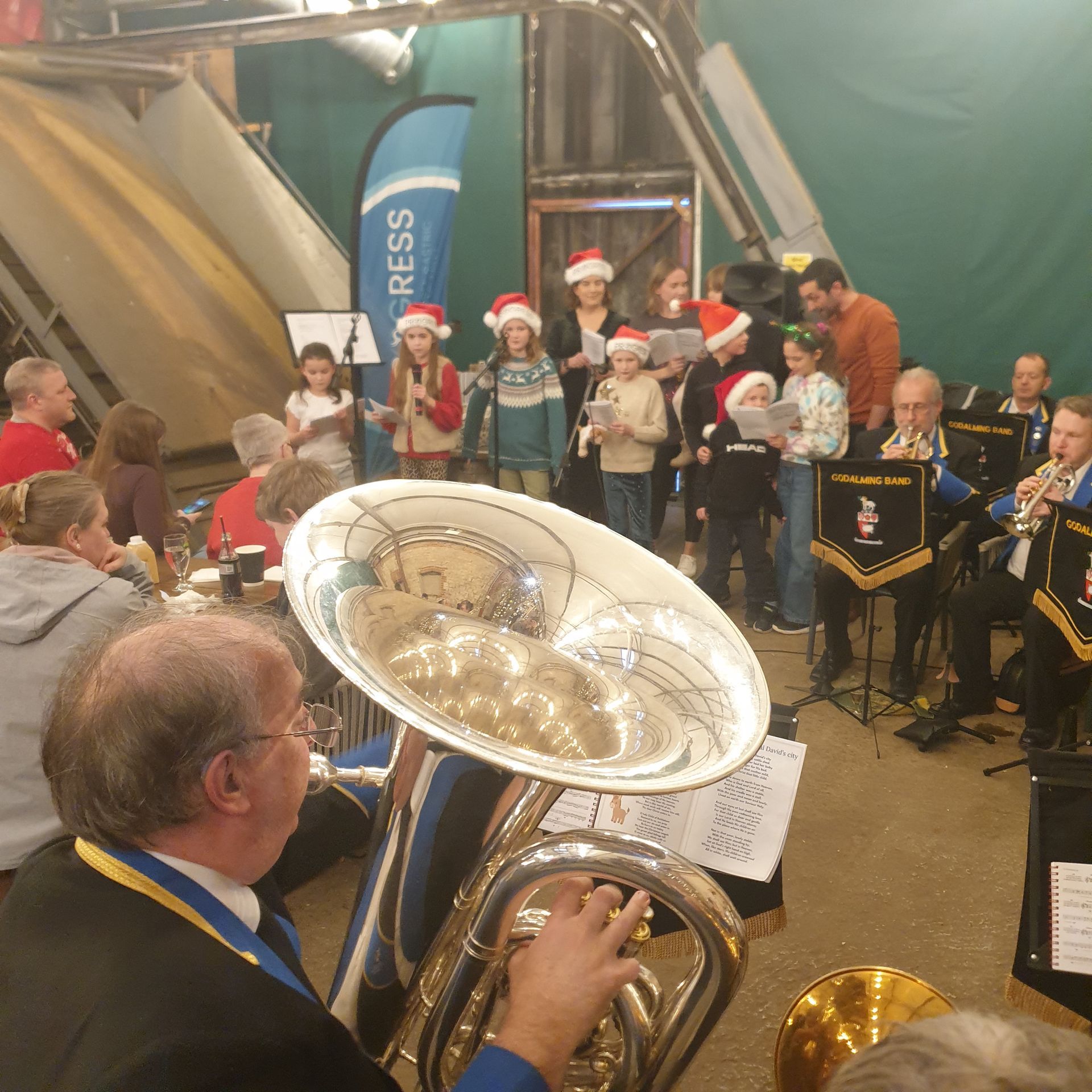 Progress charity christmas carols fundraiser
