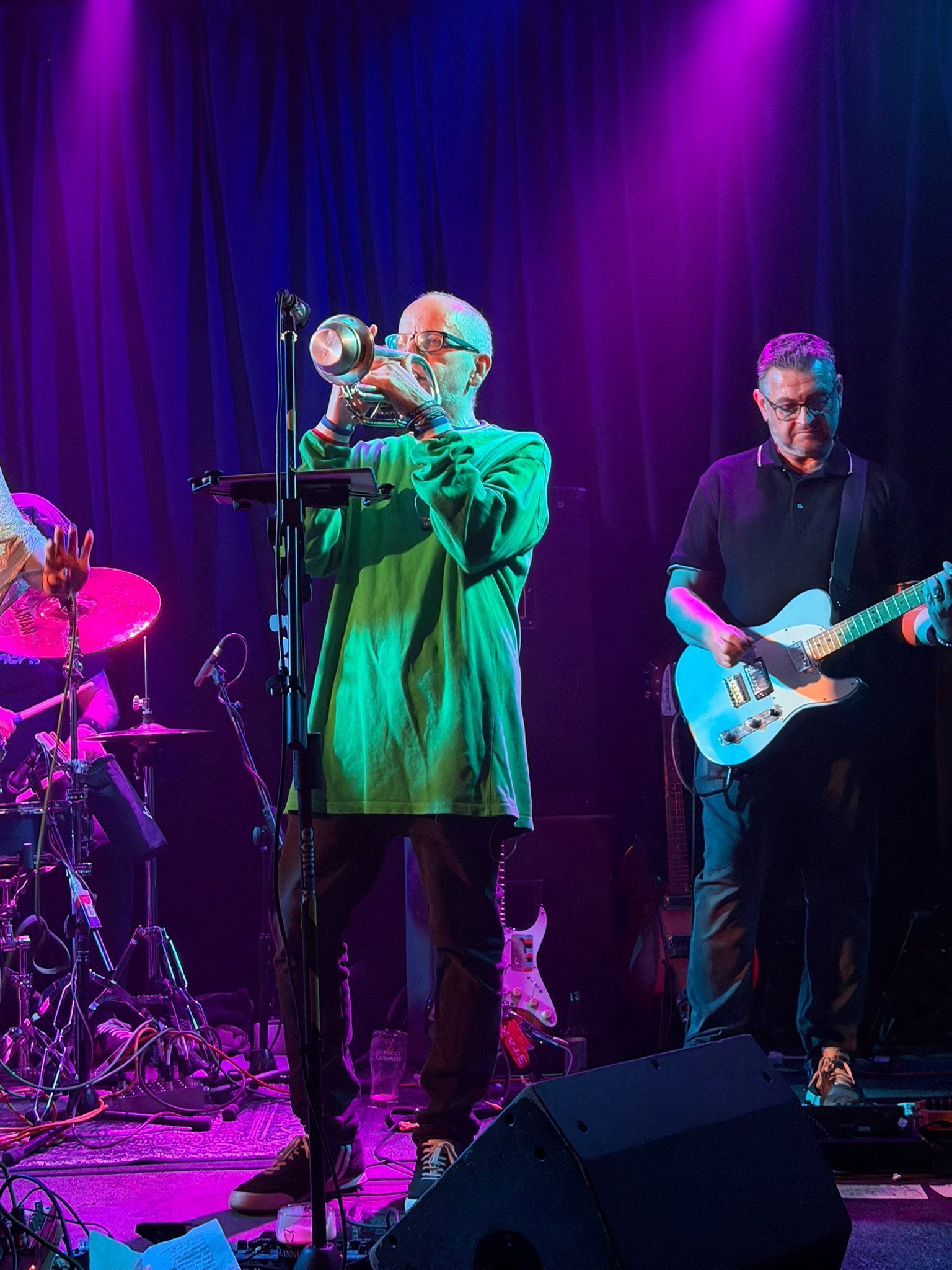 Mike Milton in the Happy Now Band charity gig in aid of PROGRESS.