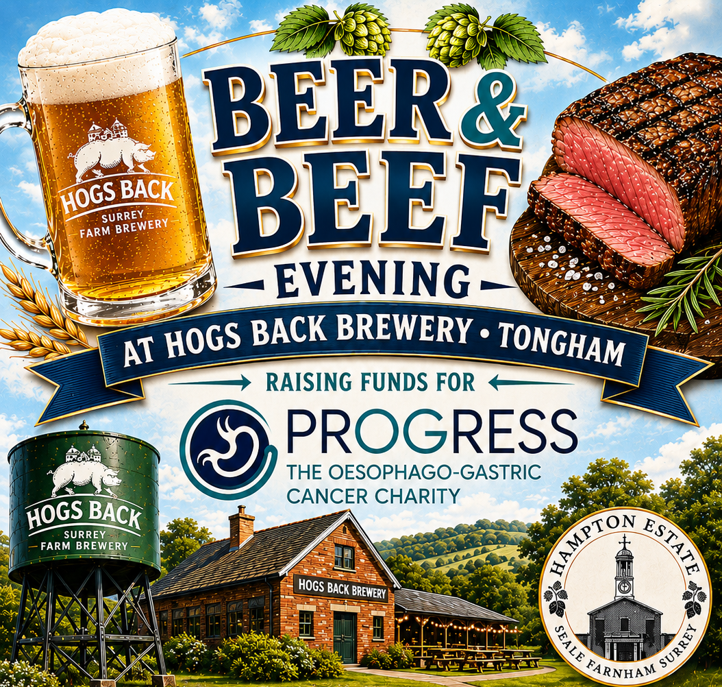 Fundraiser for Progress Charity on Saturday July 4th at 6pm at Hogs back Brewery