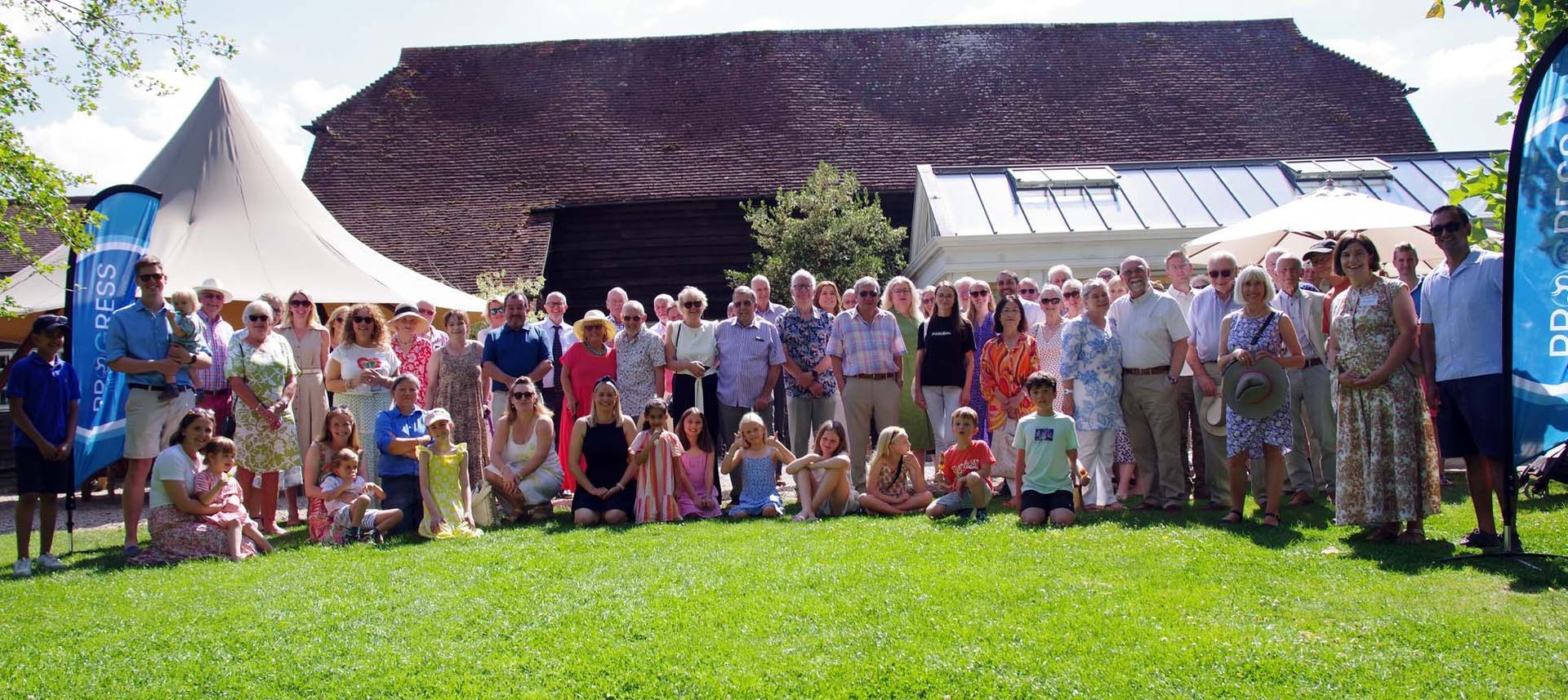 Progress Charity Launch at Gate Street Barn in Bramley Surrey