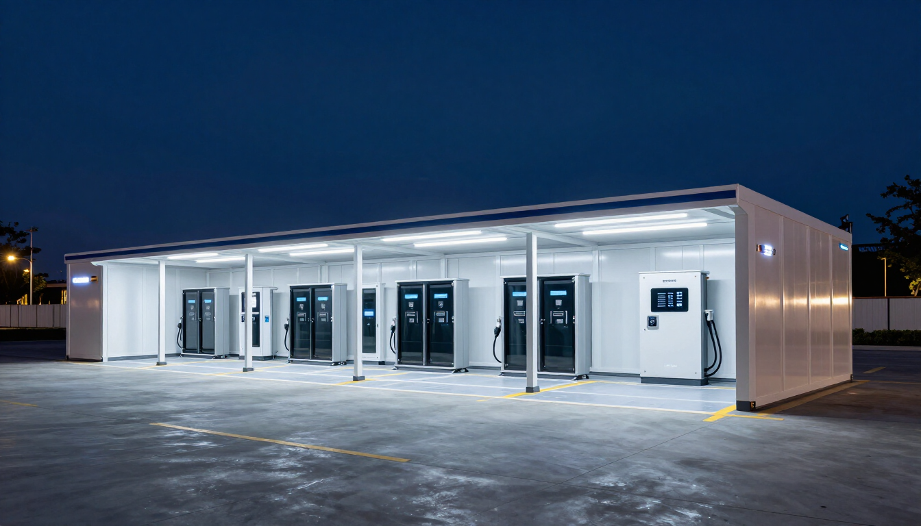 Automated battery swap bay with robotic infrastructure