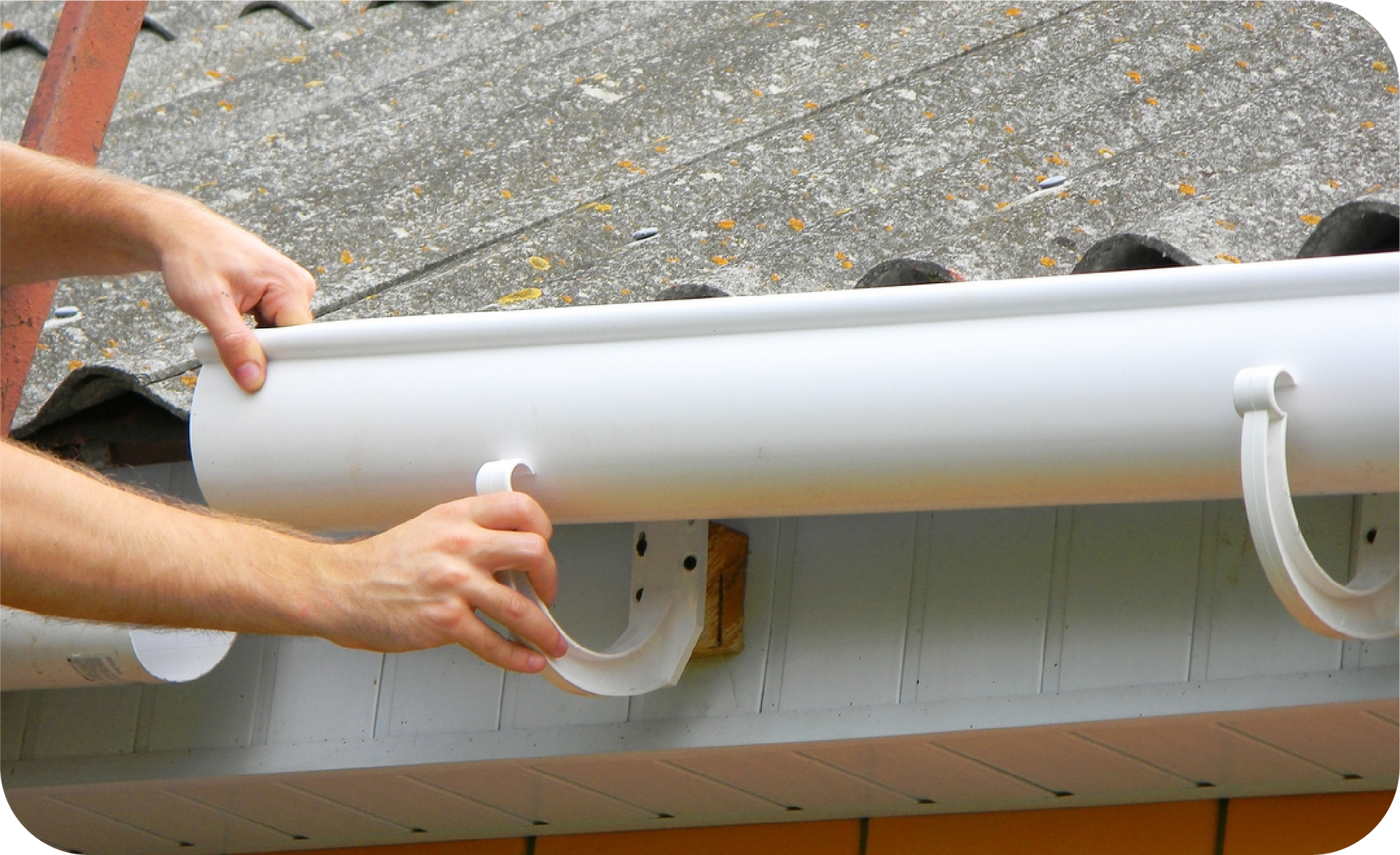 An attic with aluminum foil covering the ceiling