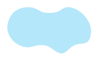 Un cercle bleu clair sur fond blanc.