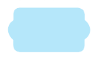 Un plateau bleu clair avec poignées sur fond blanc.