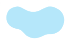 Un cercle bleu clair sur fond blanc.