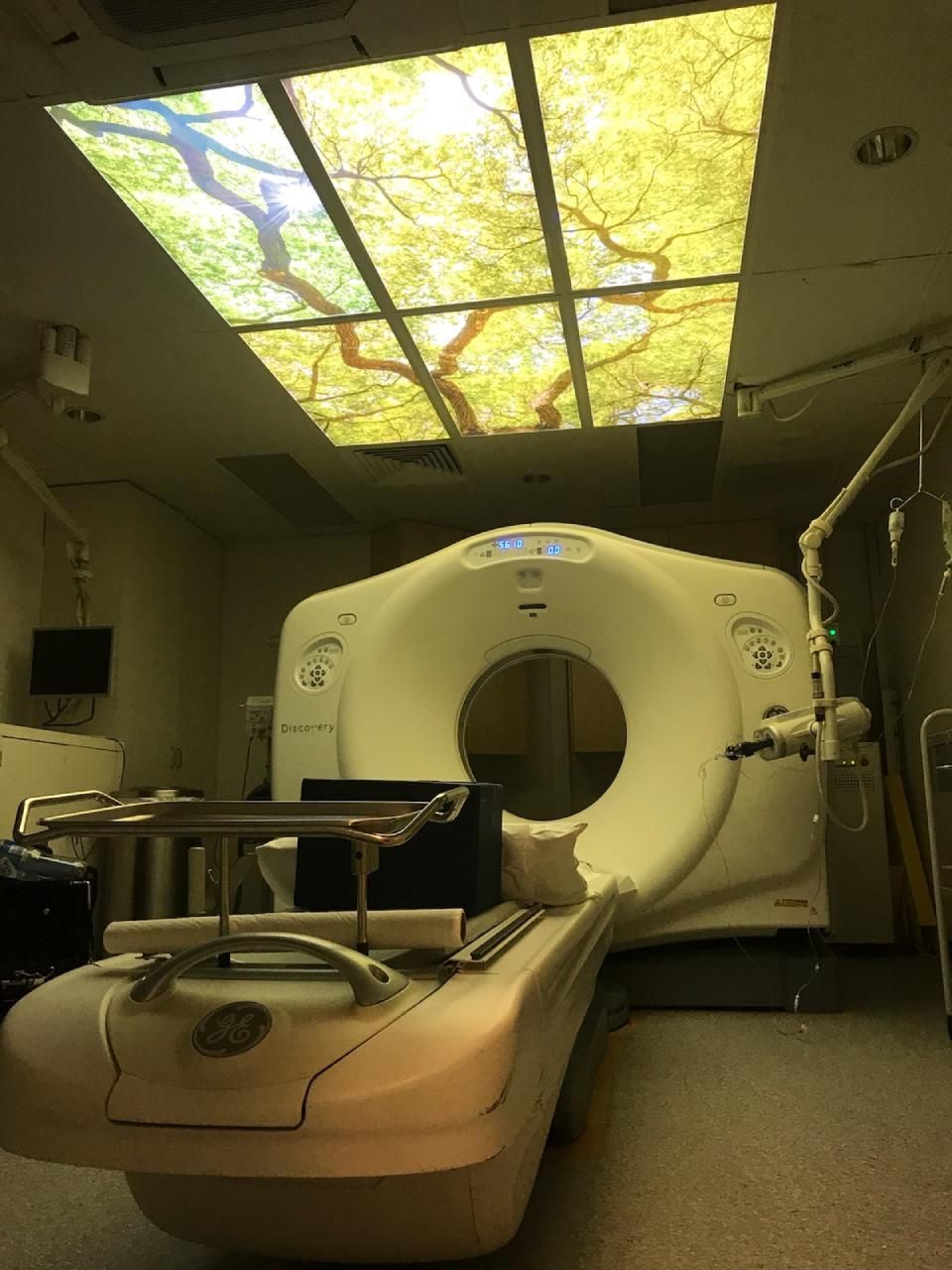 Specialist skylight installation completed within a medical or commercial facility