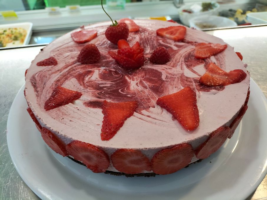 cheesecake alle fragole