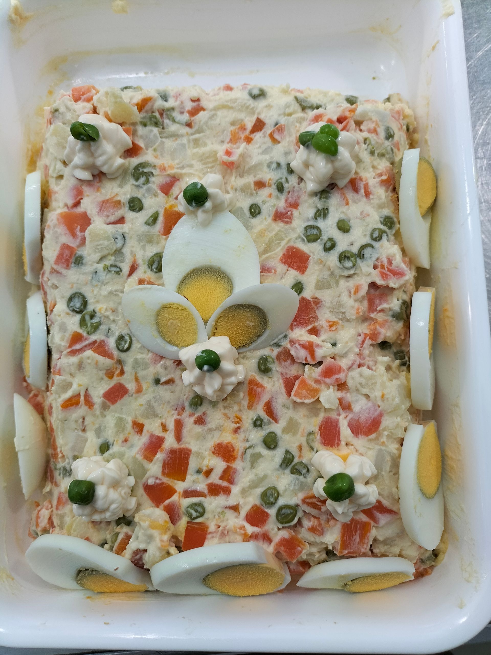 insalata russa vegetariana