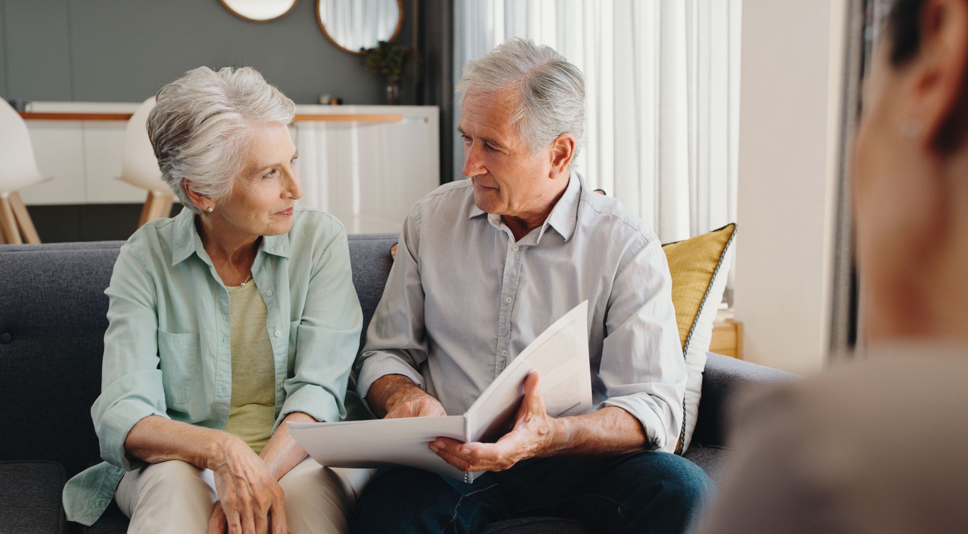 Old Couple Talking - Boone, IA - Doran Law Firm