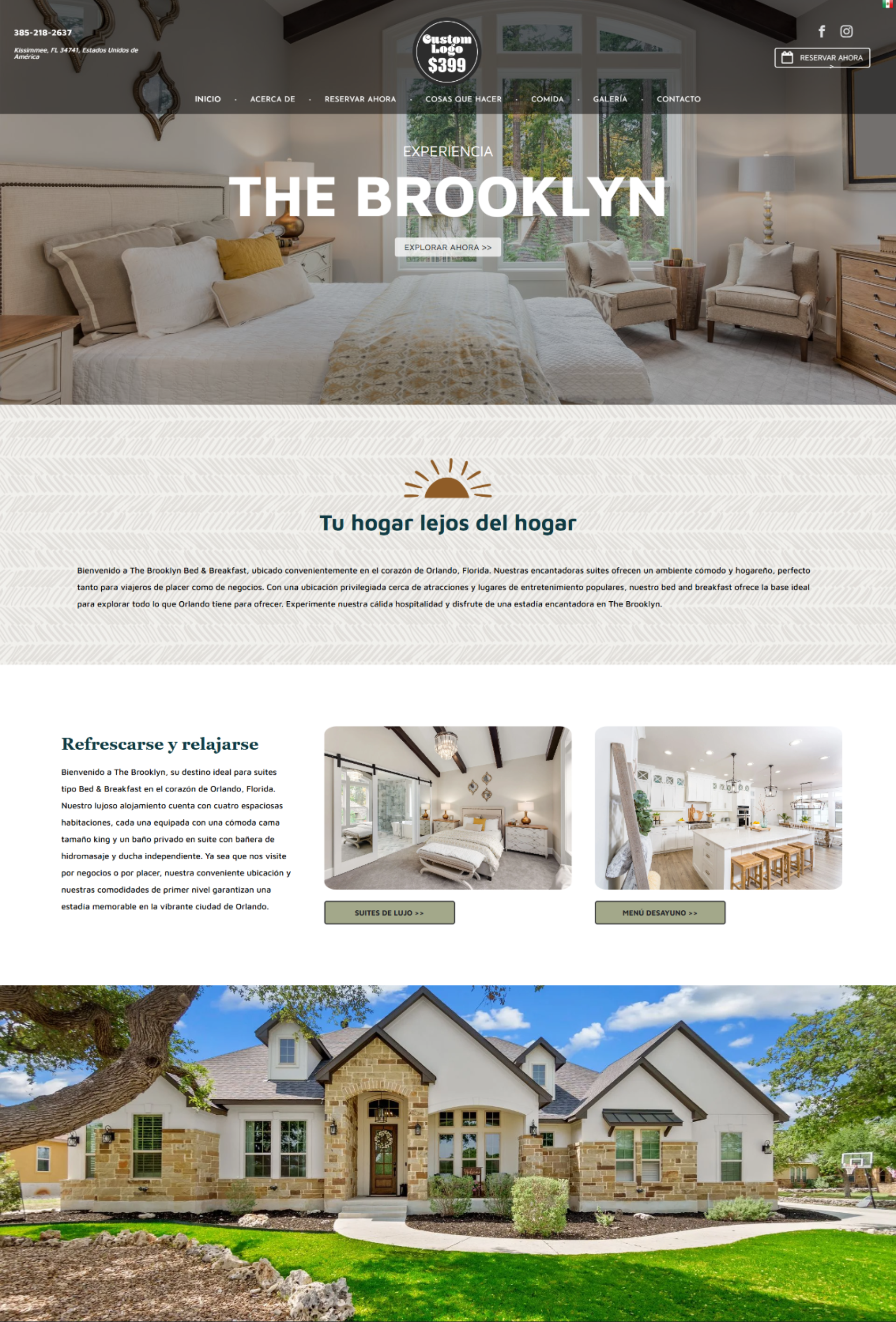 Template para sitio web accesible
