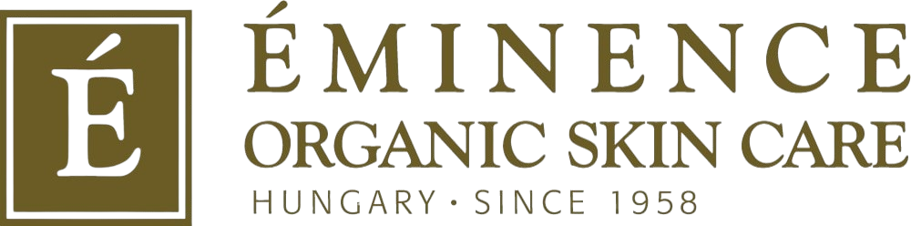 Logo for Eminence Organic Skin Care, with the letter 