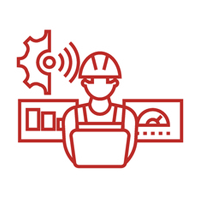 Man Holding A Laptop Icon – Sinton, TX – Sideline Testing LLC