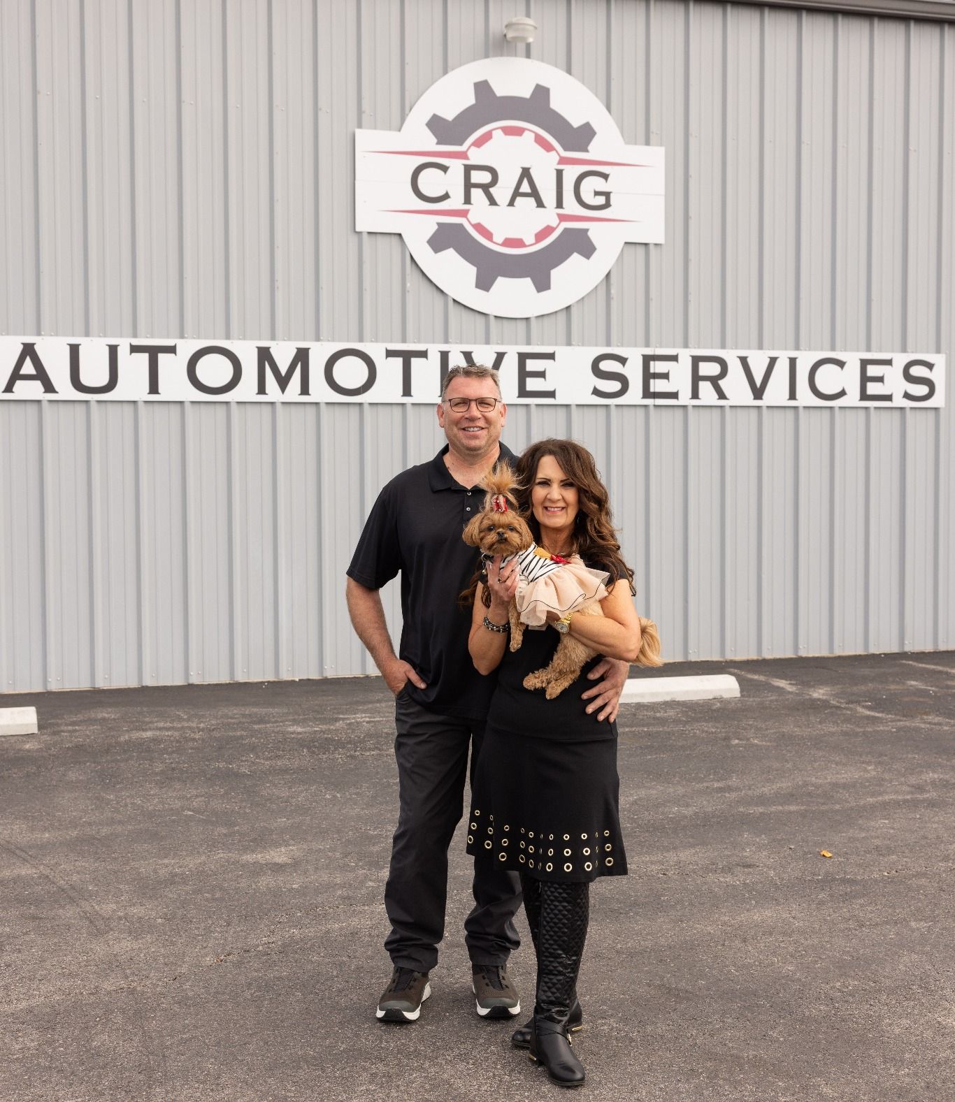 Craig Automotive Services Team Standing In Front Of Shop | Craig Automotive Services