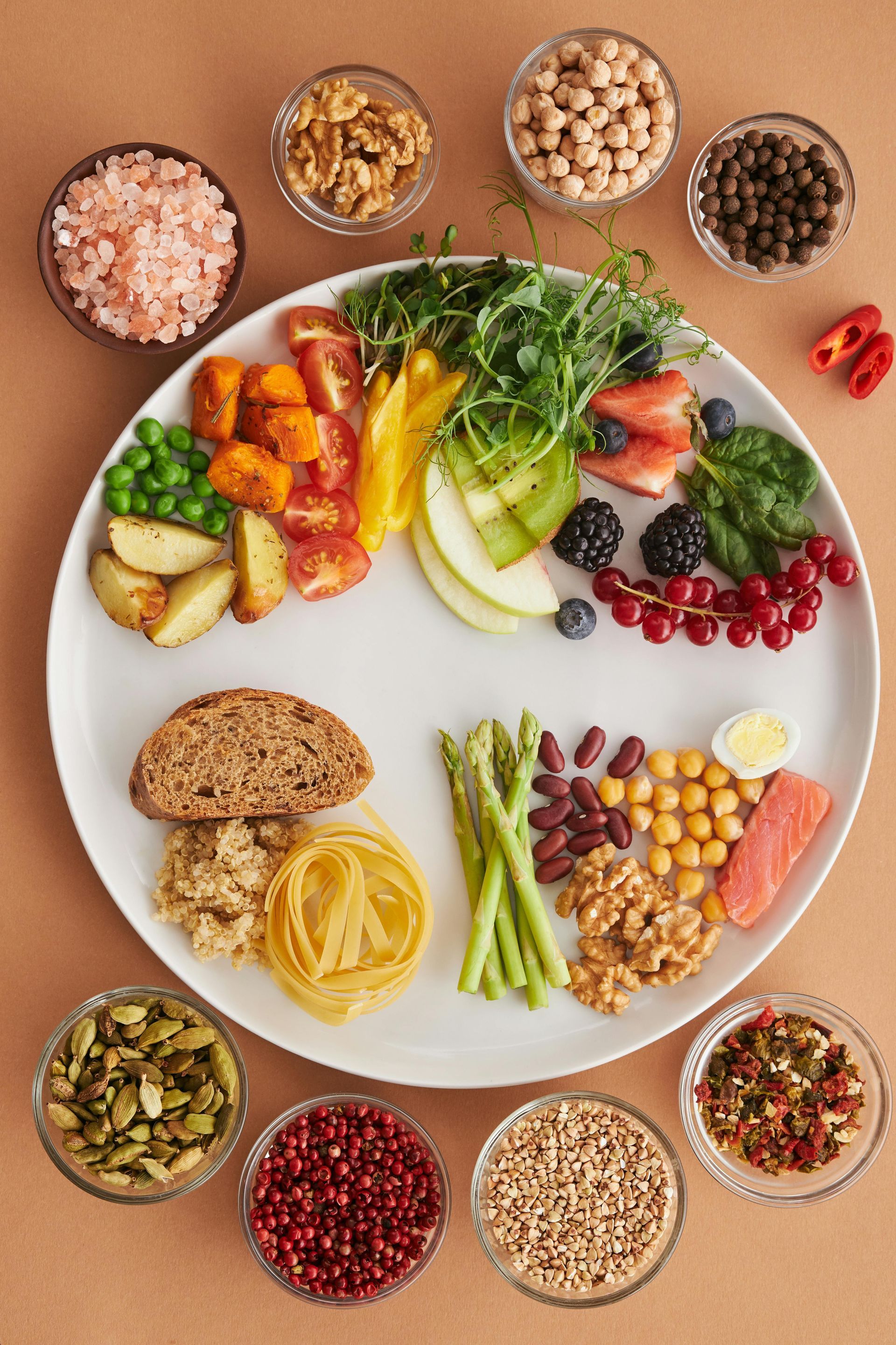 How to Become a Vegan - vegetables on a plate