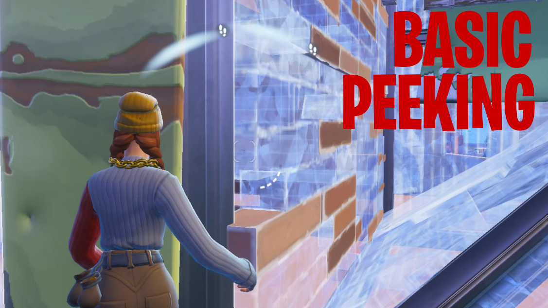 Basic peeking in Fortnite