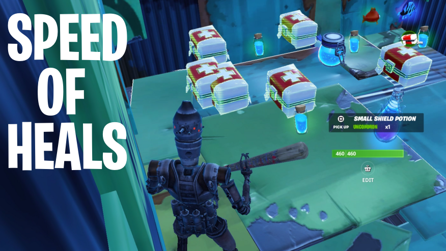 Speed of Heals Strategy training in Fortnite