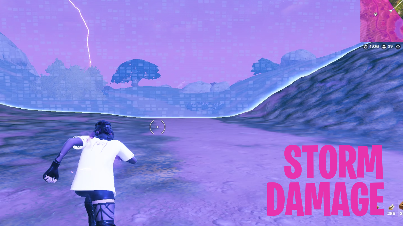 Fortnite storm damage