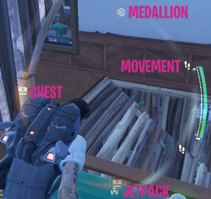 Using Visual Sound Effects in Fortnite - medallions, movement, jetpacks, chests