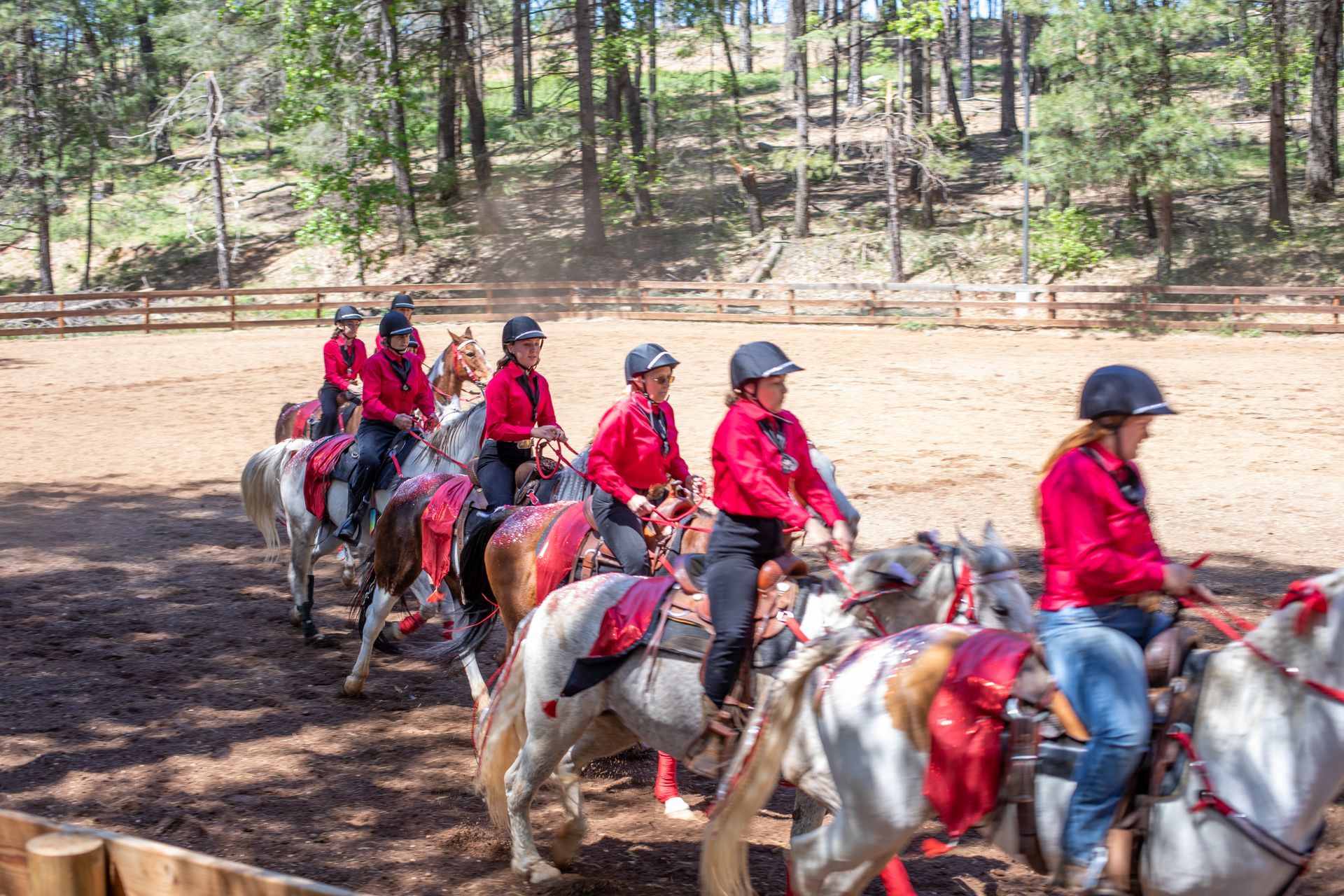 Paradise Horseman Association riding during the Horse Festival 