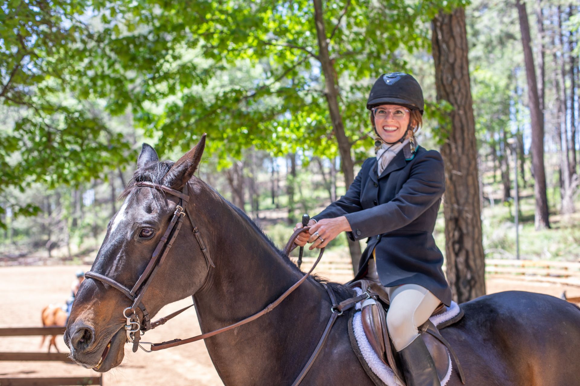 Woman on Horse During the Ridge Horse Festival