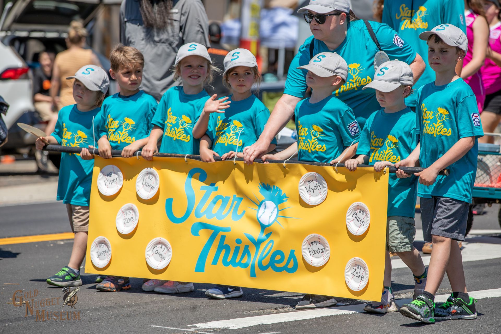 Gold Nugget Parade, Gold Nugget Museum, Paradise Little League Star Thistles