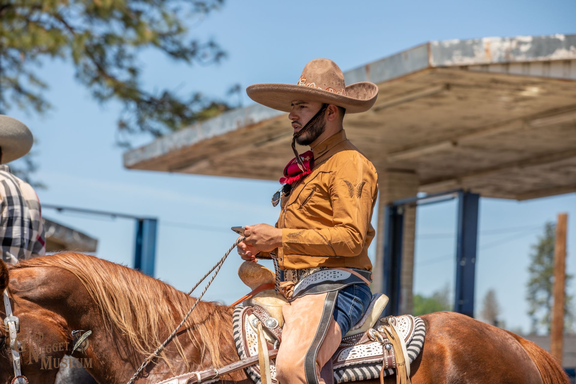 Gold Nugget Parade, Gold Nugget Museum, Man on Horse