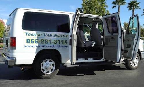 transit van shuttle service van