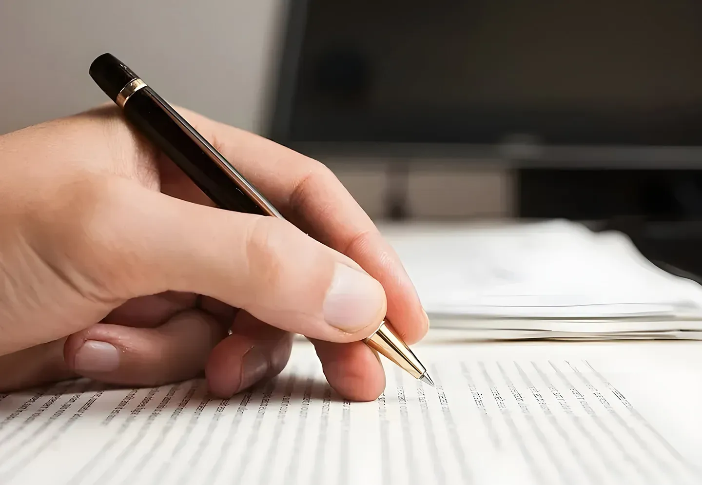 Signing Legal Documents Related To An Intervention Order