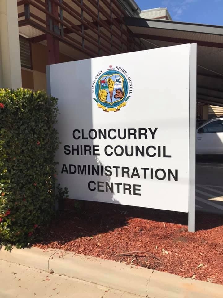 Cloncurry Shire Council Administration Centre Sign Board — Digital Printing in Mount Isa, QLD