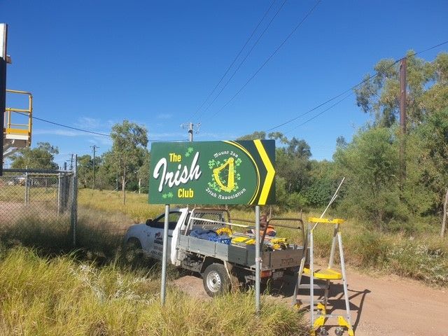 The Irish Club Signboard — Digital Printing in Mount Isa, QLD
