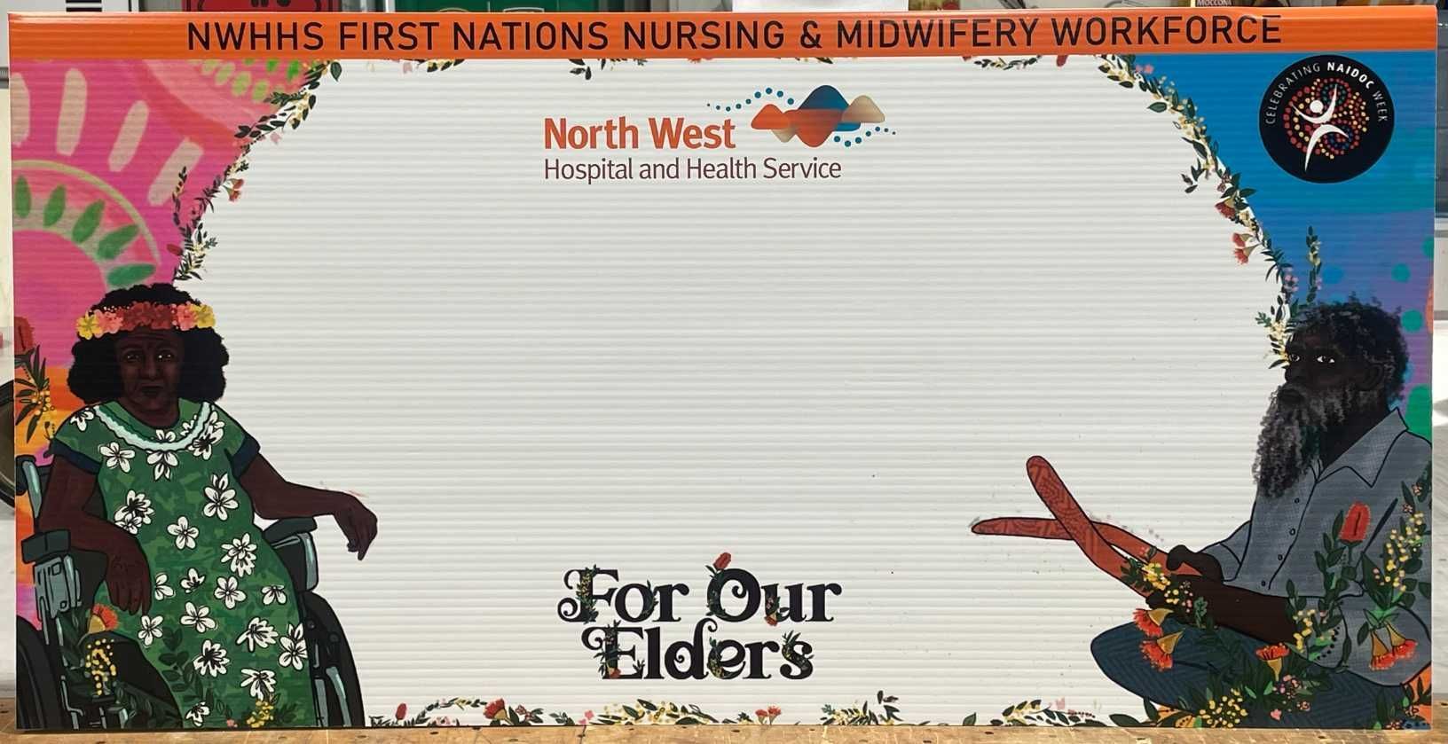 North West Hospital And Health Service Sign Board — Digital Printing in Mount Isa, QLD