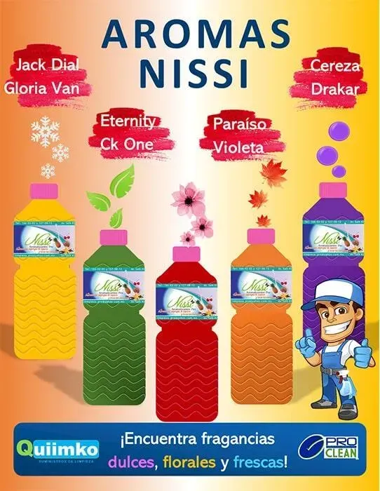 PRODUCTOS DE LIMPIEZA QUIIMKO - AROMAS NISSI