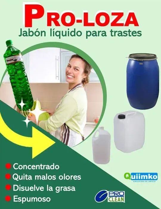 PRODUCTOS DE LIMPIEZA QUIIMKO - PRO LOZA