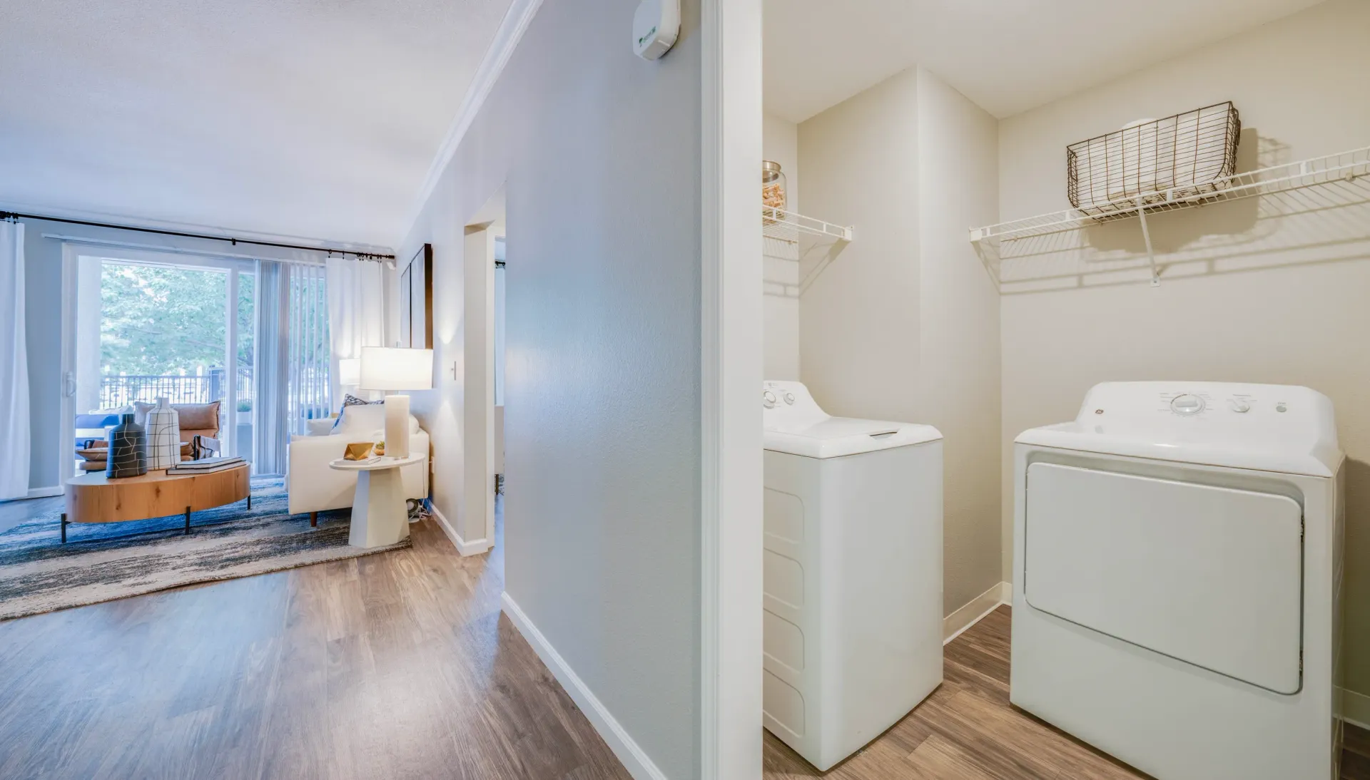 In-unit washer and dryer