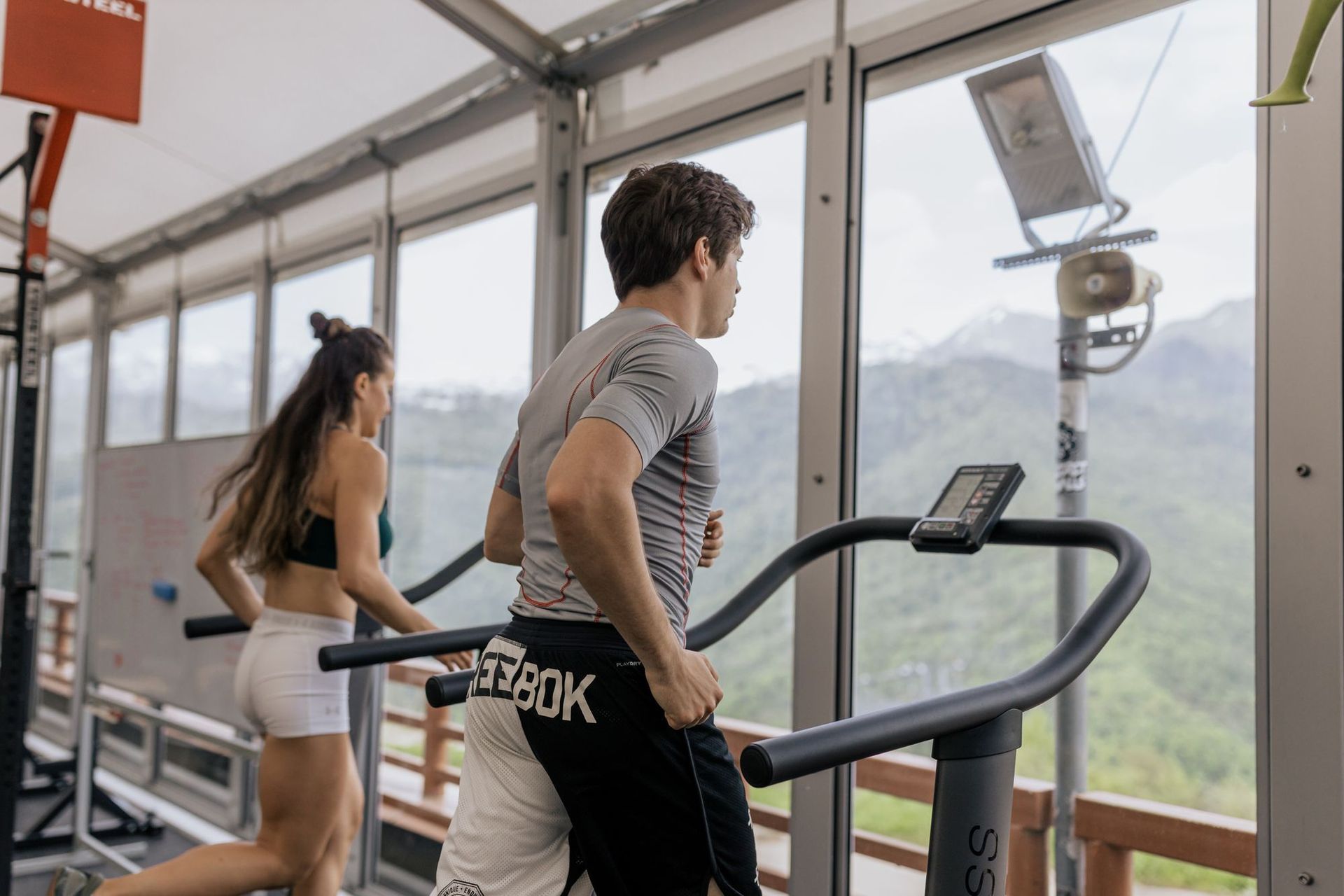 Gait assessment on a treadmill at Tampa Bay Physical Therapy