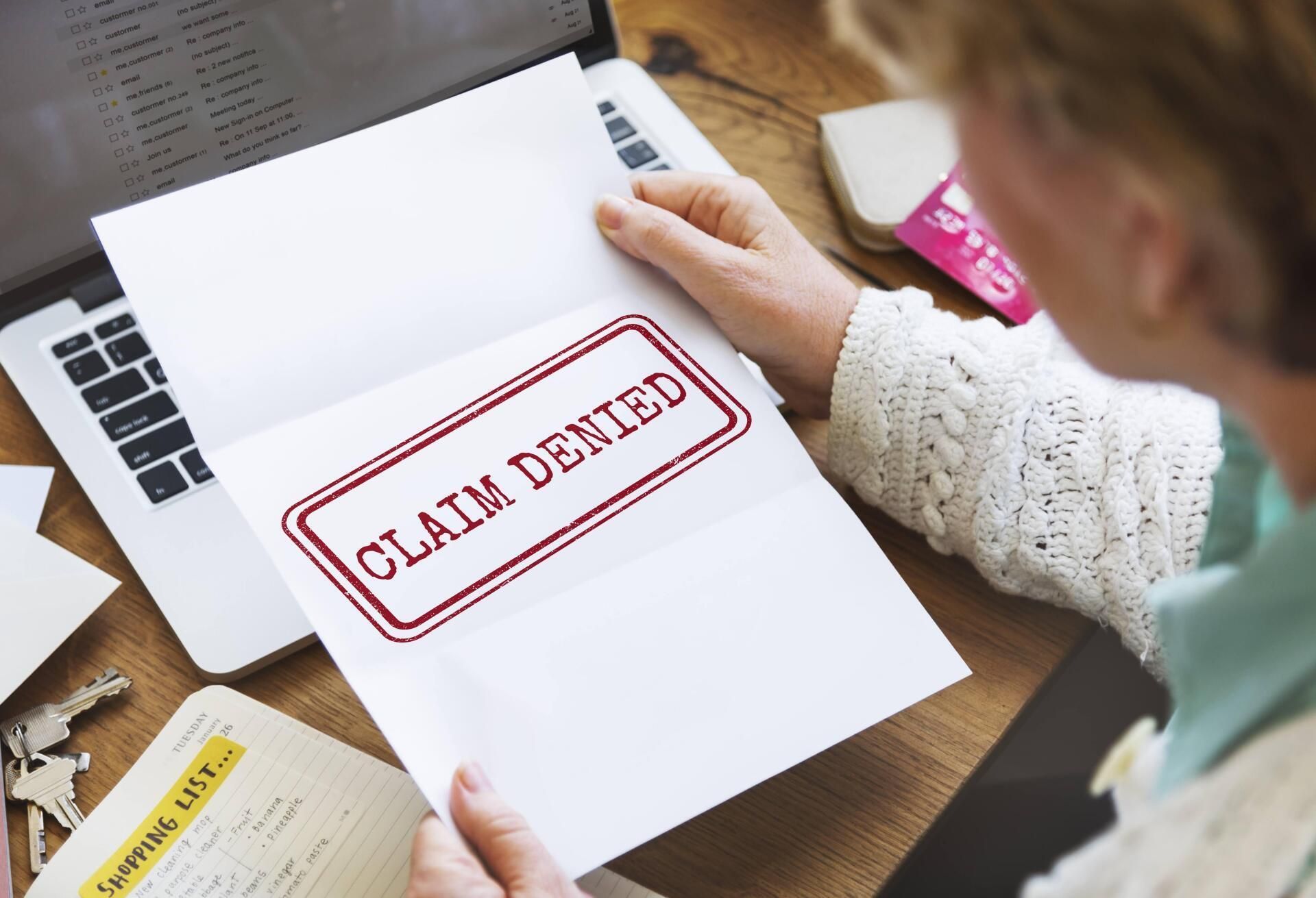 Person reading document marked