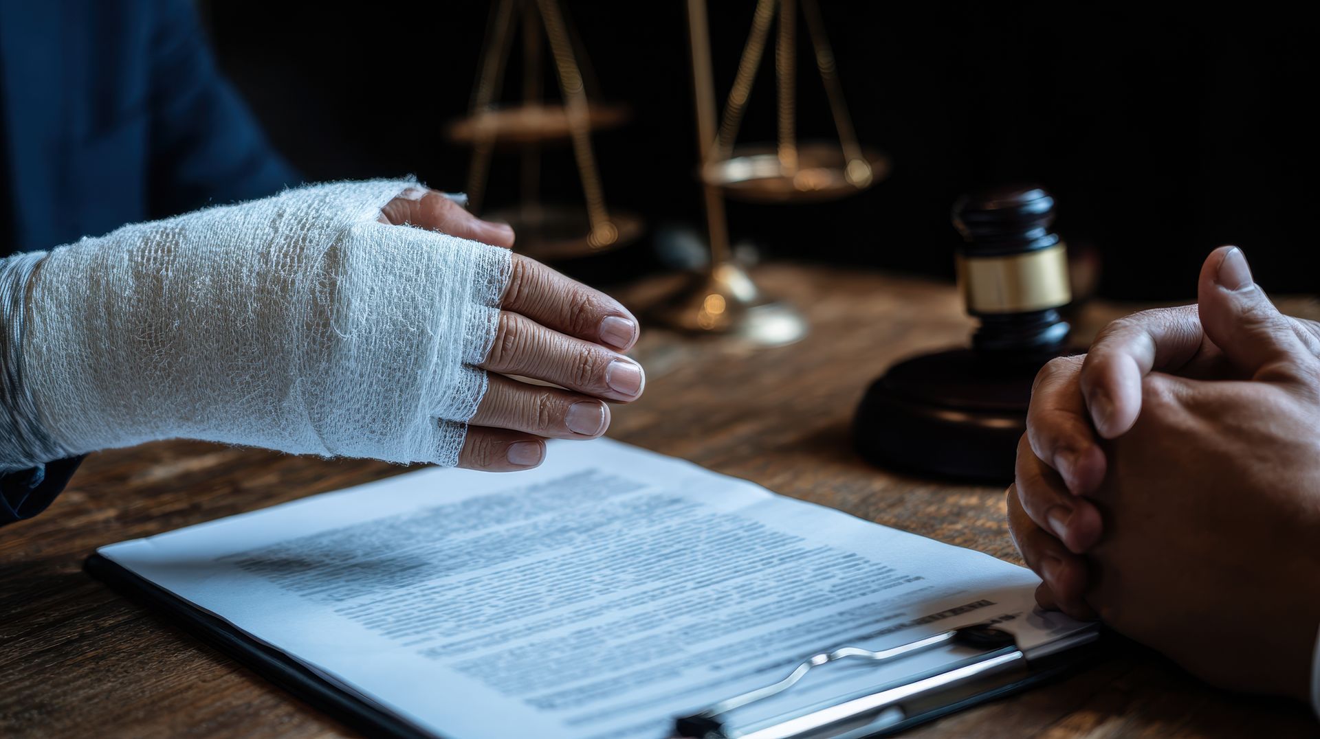 Injured person with injury Attorney