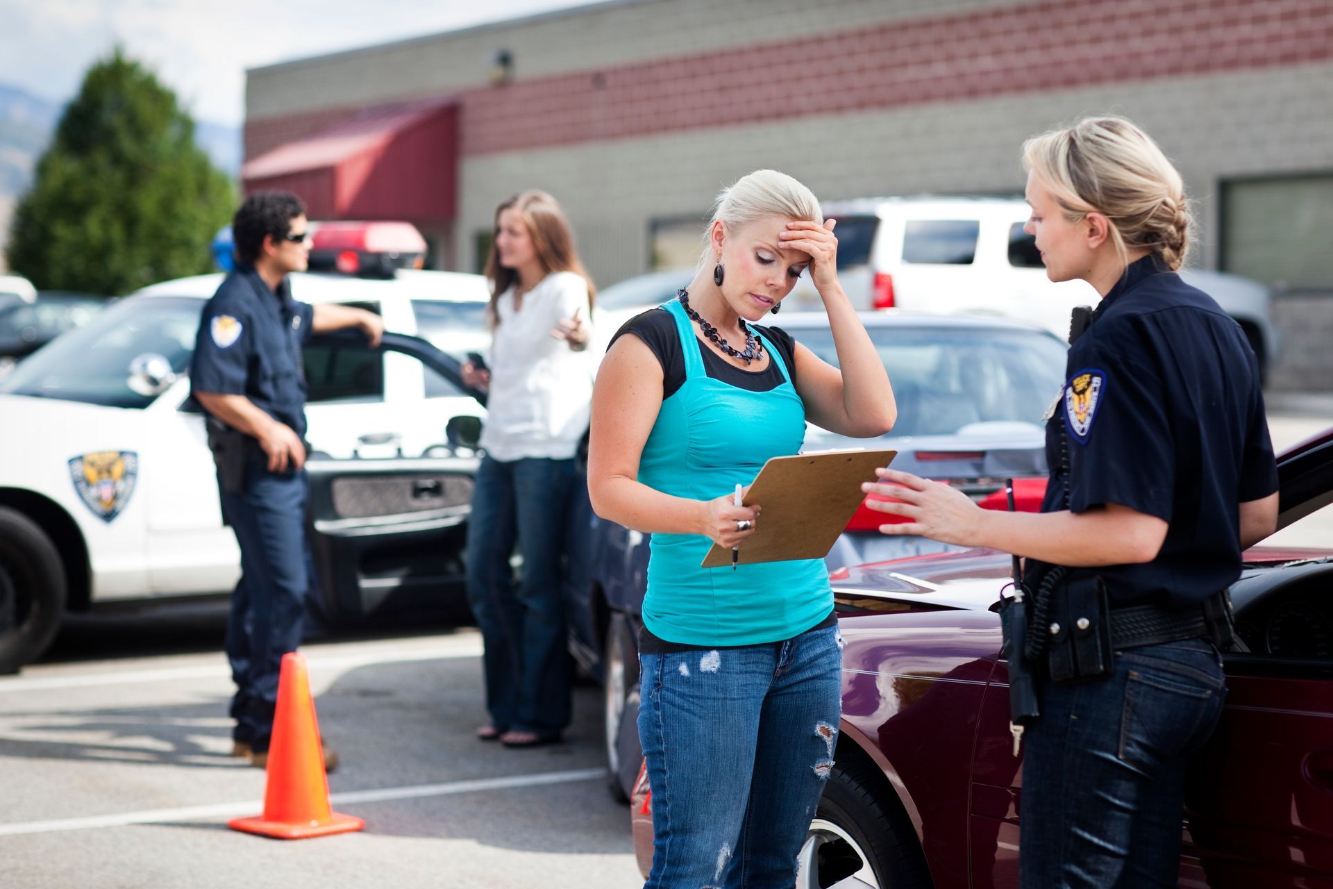 Police Respond To Traffic Accident — Central Valley, NY — SCHONBERG LAW OFFICES
