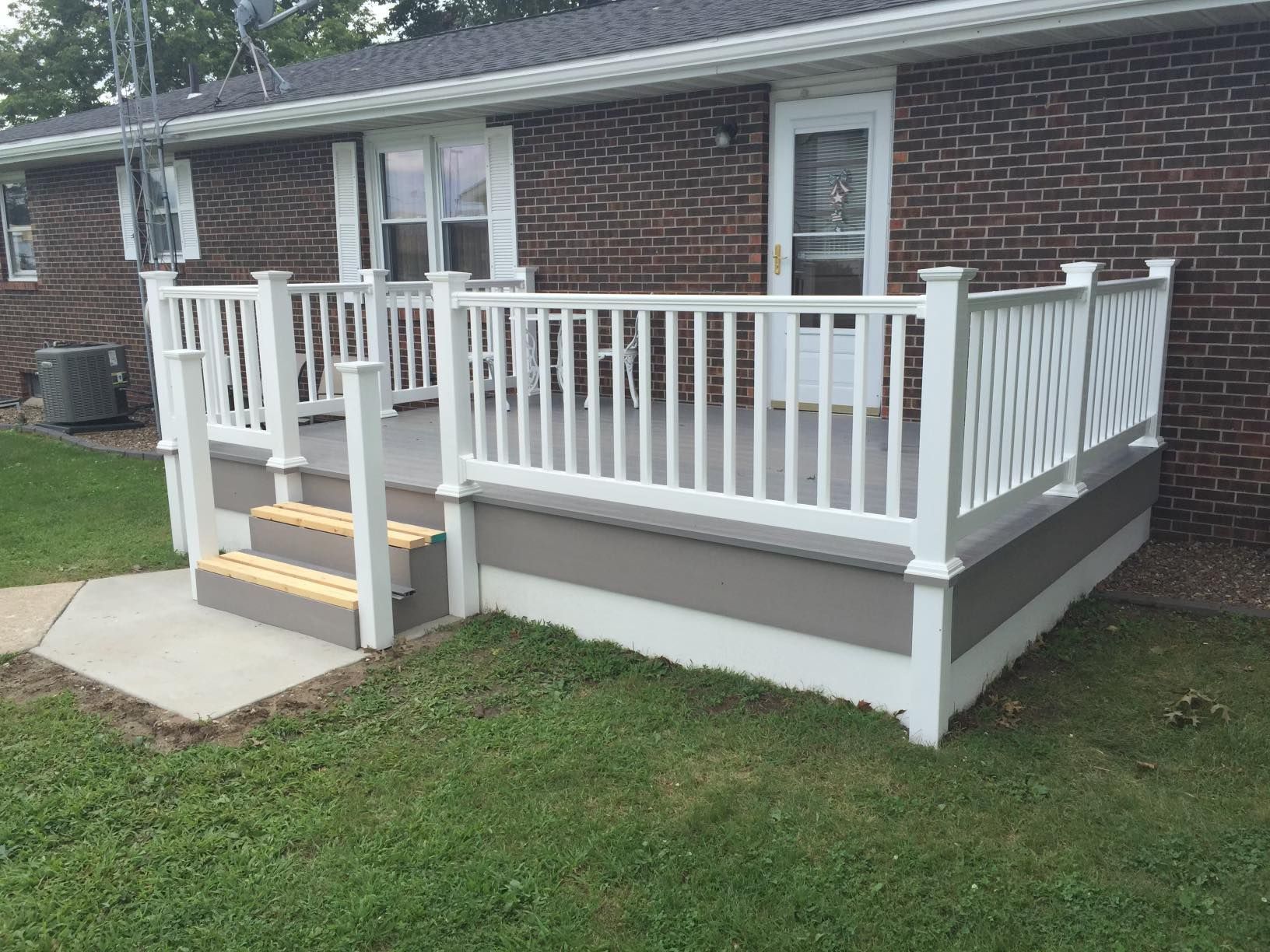 fenced in patio