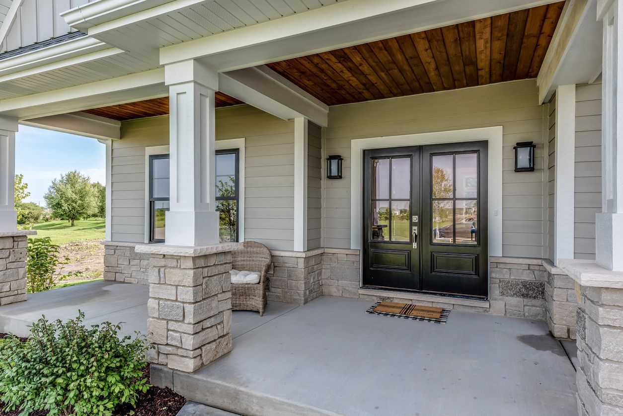 expansive front door installation