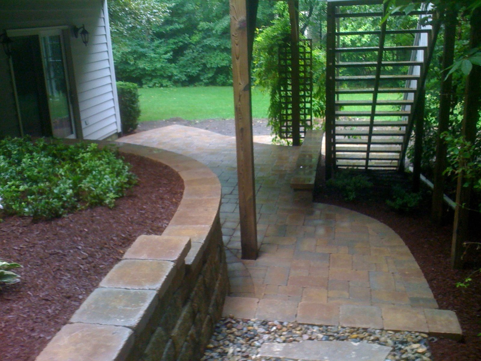 Retaining Wall Installation