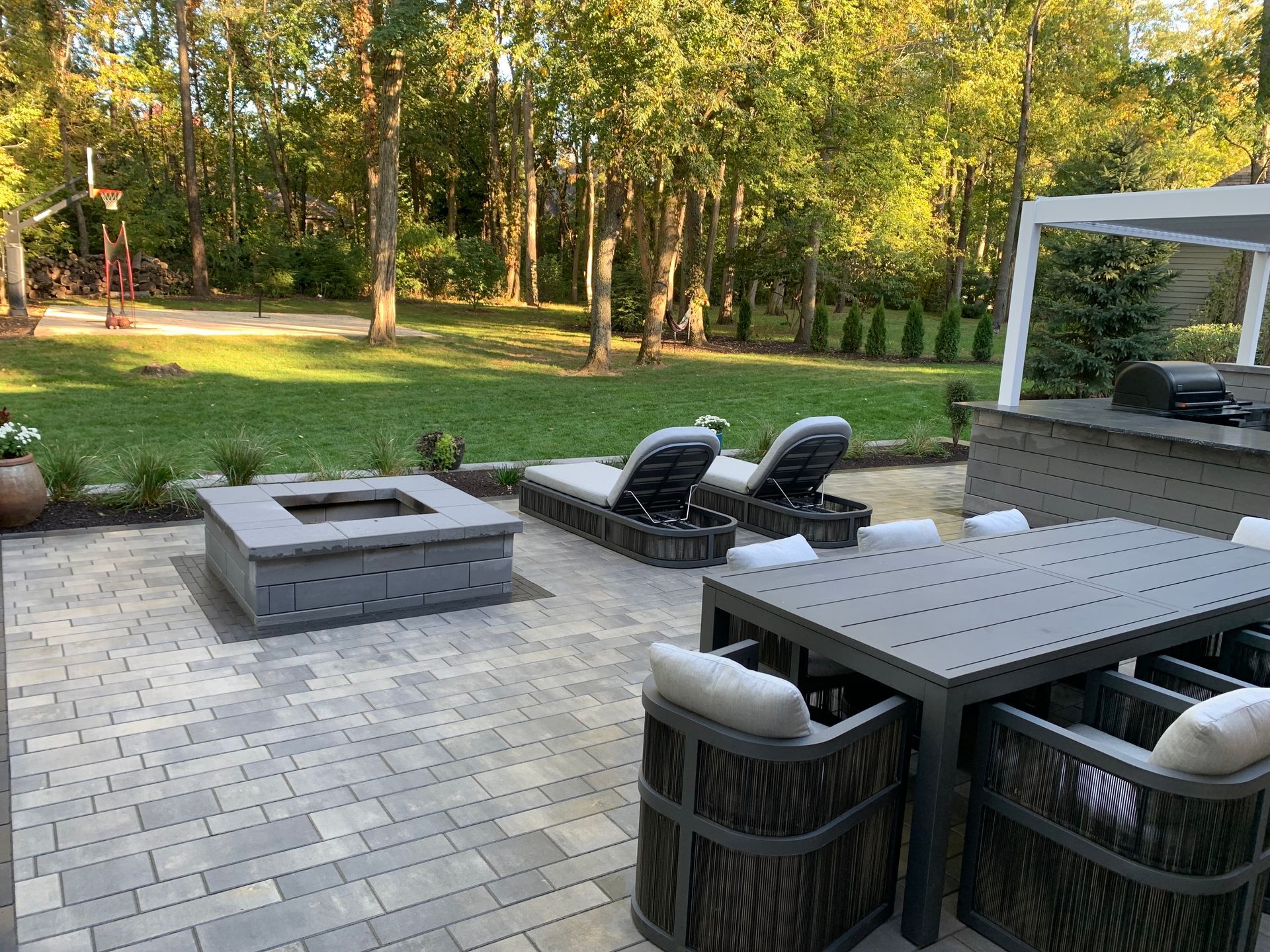 Firepit installation