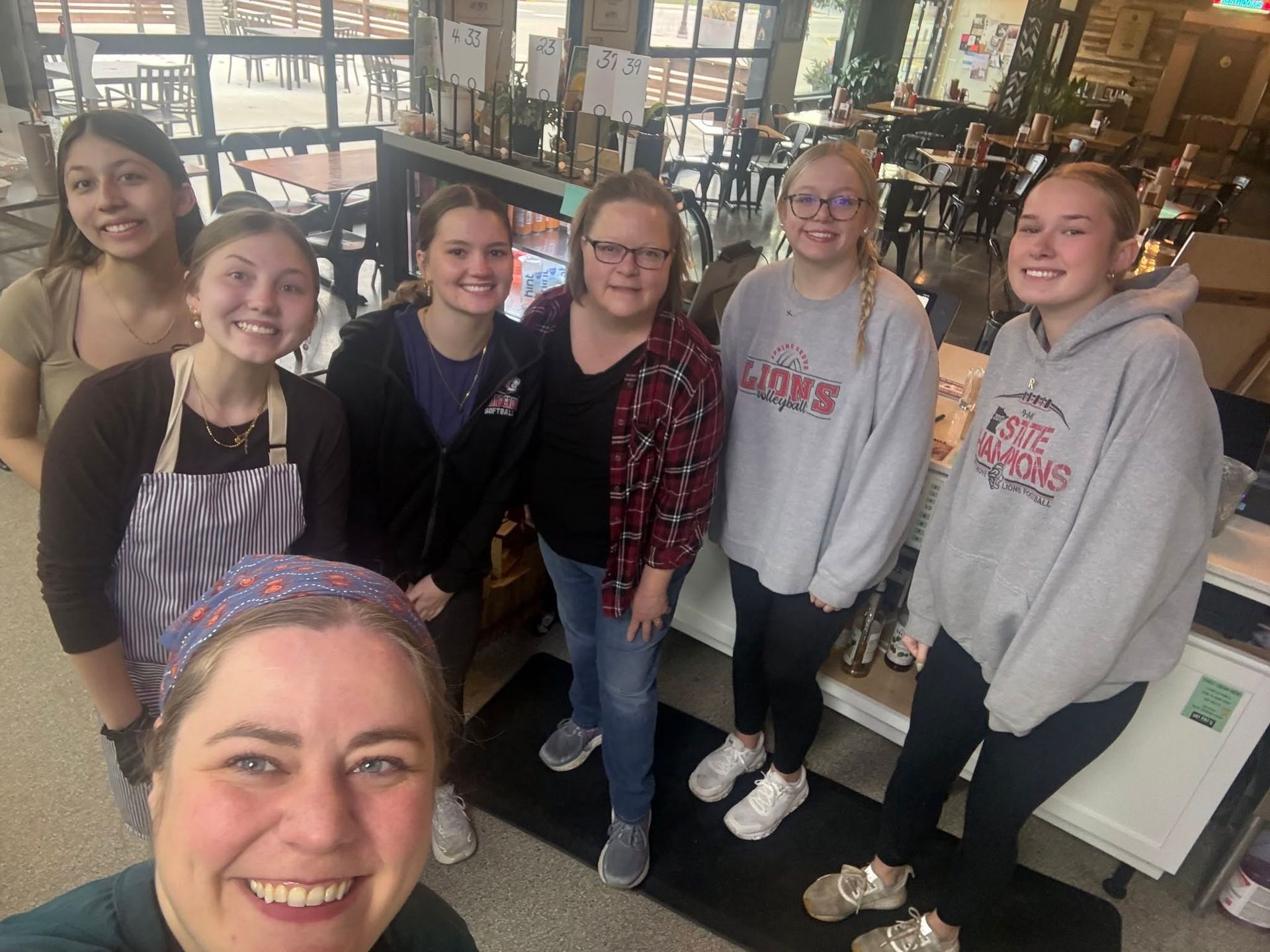 Chef Chelsey and the team at The Phattest inside Fat Pat's Brewery