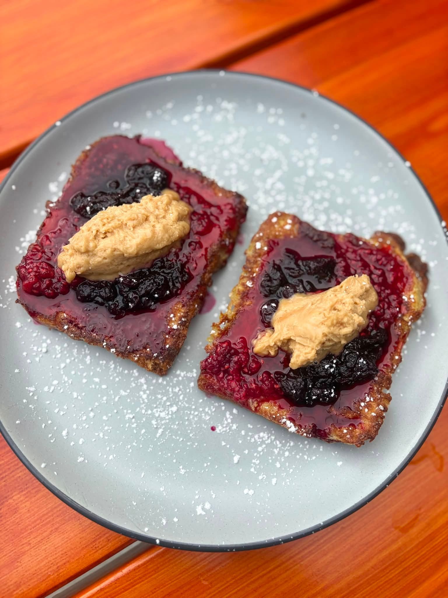 Peanut Butter Mousse French Toast at The Phattest